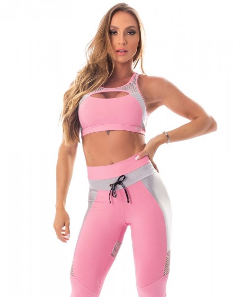 Fitness Fashion Top Fusion Rosa LETSGYM