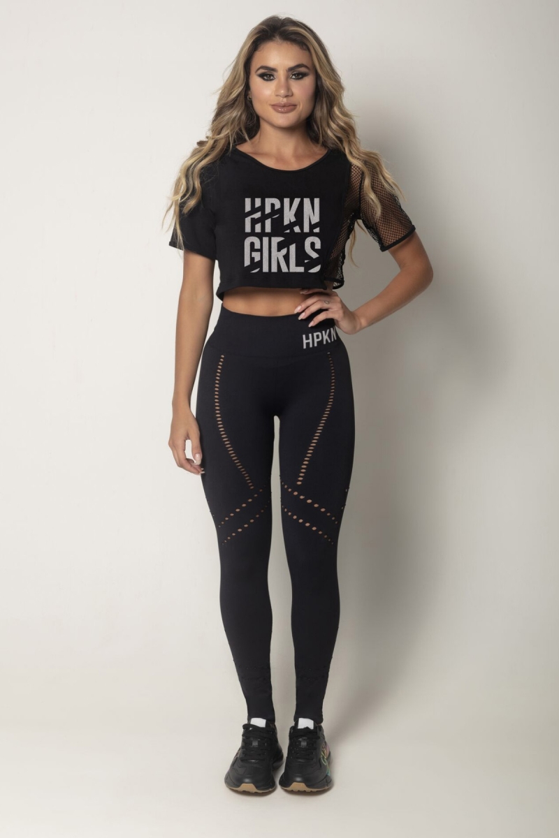 black leggings cut out hipkini high waist