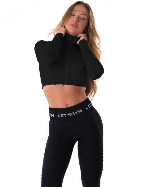 Cropped Fitness Jacke LET´SGYM
