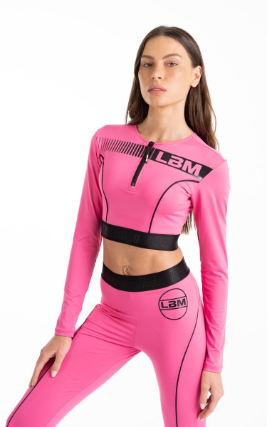 Funktionelles Cropped Top Pink Nirvana labellamafia